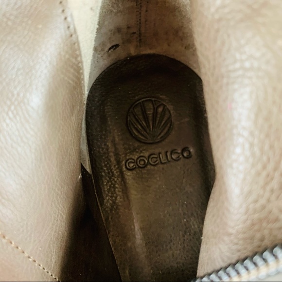 {Coclico} NEW Joy Metallic Suede Ankle Boots - Picture 6 of 8